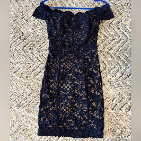 Homecoming sparkly navy dress - Picture 2 of 3